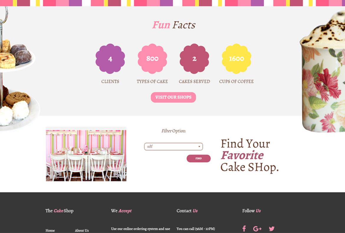 The Cake Shop Website